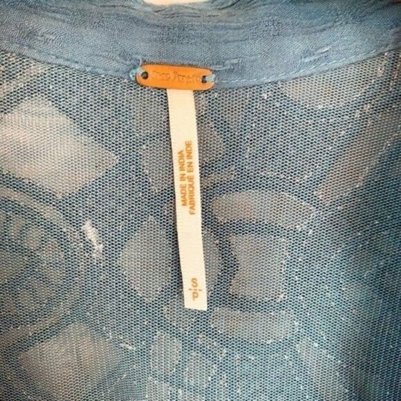 2 for $30 FREE PEOPLE Canyon Rose Pleasant Blouse - Picture 6 of 8